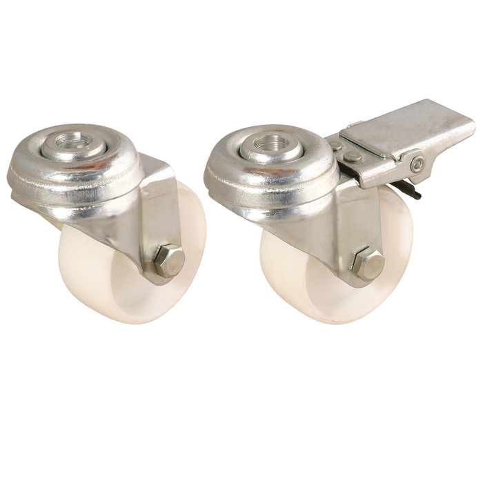 75Mm Swivel Brake Castor Bolt Hole Ftg