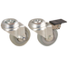 100Mm Swivel Brake Castor Bolt Hole-Grey