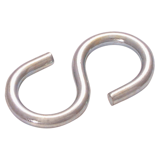 6X60Mm 'S' Hook Zinc Plated