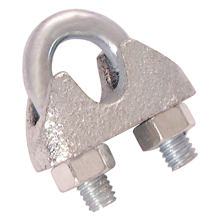 3Mm Wire Rope Grip Electro Galvanised.
