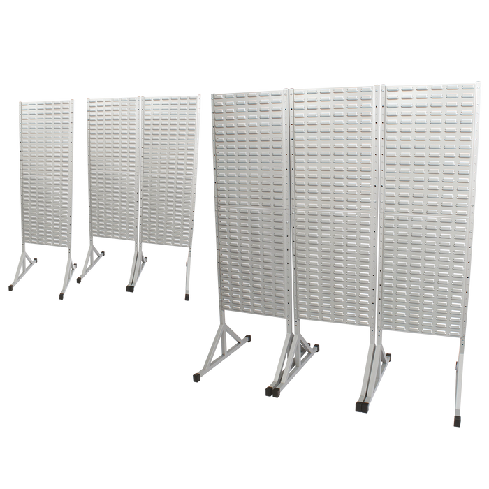 Stand Double Span 1 Sided Louvred Panel