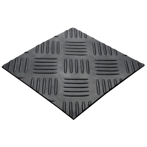 3Mm X 1.2M X 2M 5 Bar Chequer Plate Mat