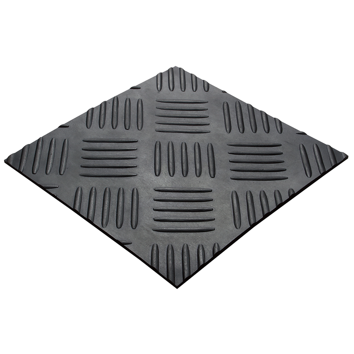 3Mm X 1.2M X 2M 5 Bar Chequer Plate Mat