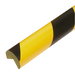 Semi Circ 40/40 Yellow/Blk S/Adh X 1Mtr