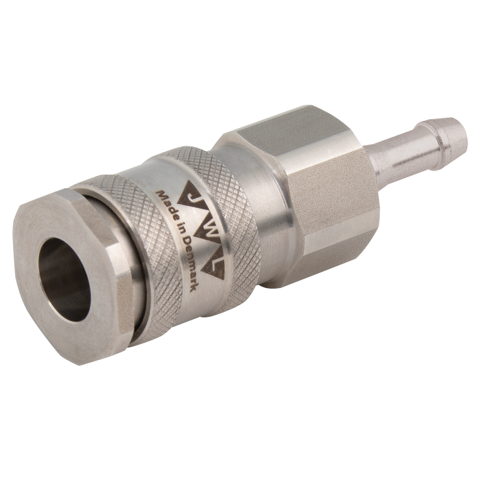 6Mm Hose Tail Euro 540 Coupling S/S