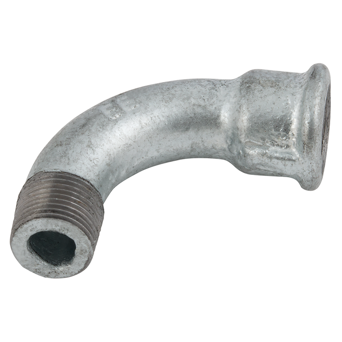 Ee-1.1/2" Mxf Bsptxbspp 90 Bend (Galvanised)