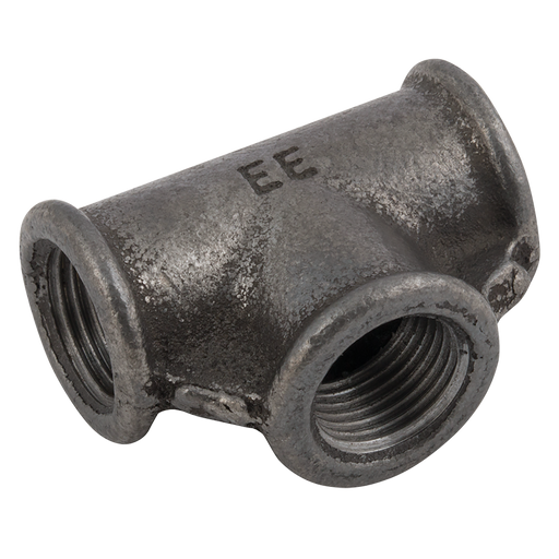 1.1/2"Bsp F90 Equal Tee Black