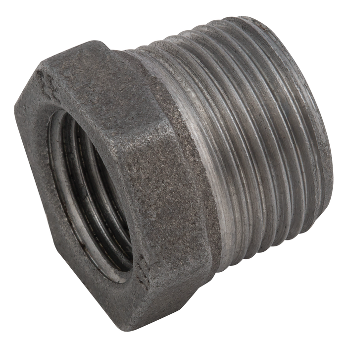 1.1/2"X1/2" Bspt/P Male/Fem Bush Black