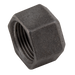 2" Bspp Female Cap Hex Or Round Black