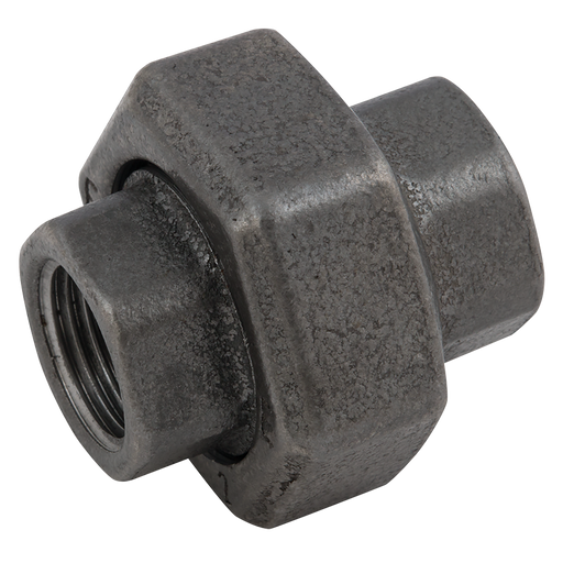 1.1/4"Bspp/Bspp Fem/Fem Equal Union Blk