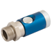 1/4" Bspp Male Euro Profile, Safety Coupling