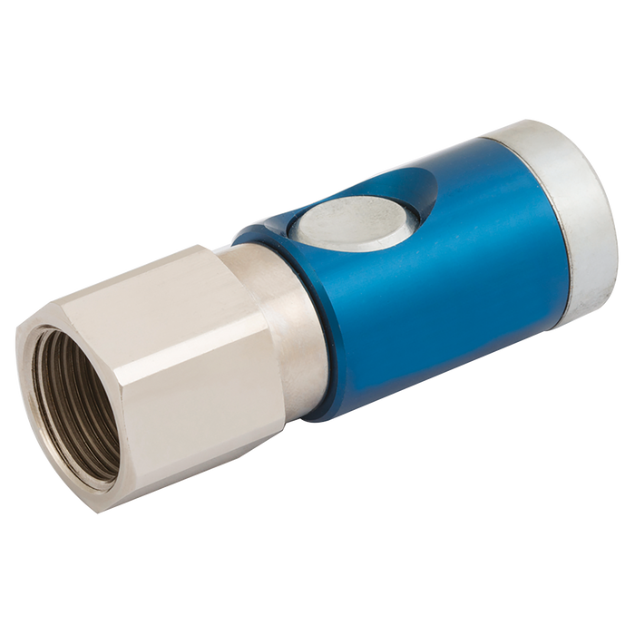 1/4" Bspp Female Euro Profile, Safety Coupling