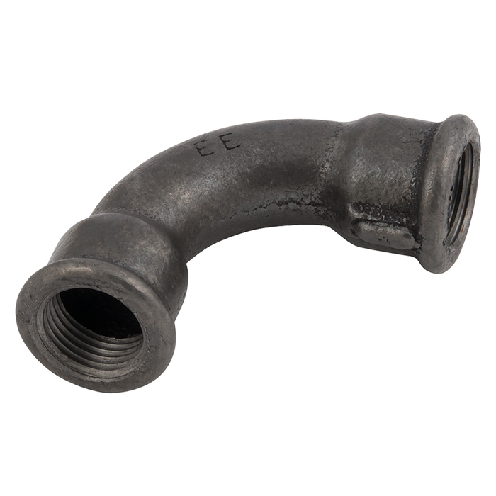 1.1/2"Bspp Fem Equal 90 Bend Black