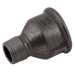 1"X3/4" Bspt Male/Fem Socket Black