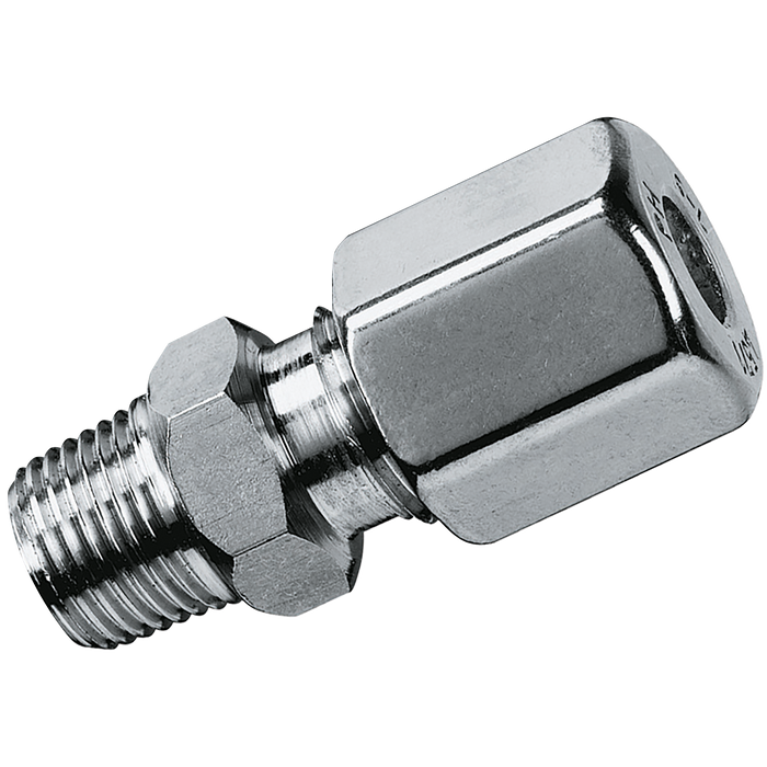 15Mm Od X 3/8" Bspp Male Stud St/St (L)