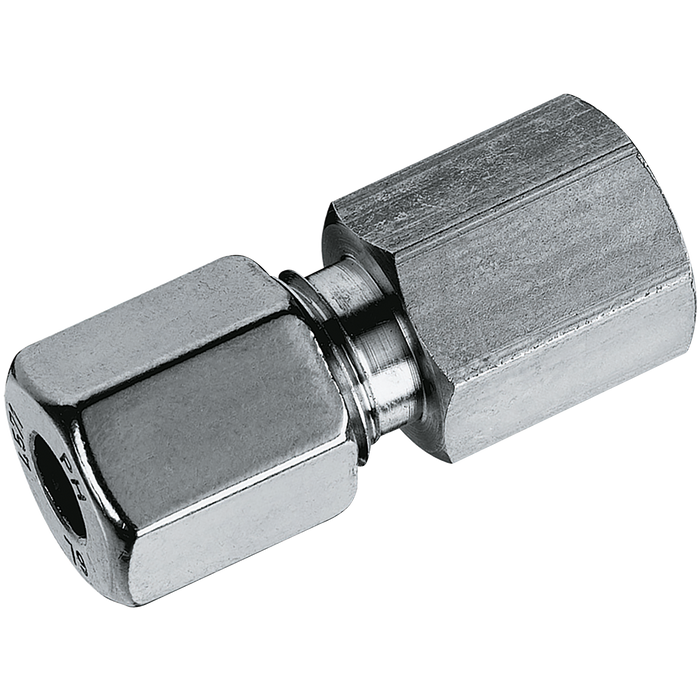 08Mm Od X 1/4" Bspp Fem Stud St/St (L)