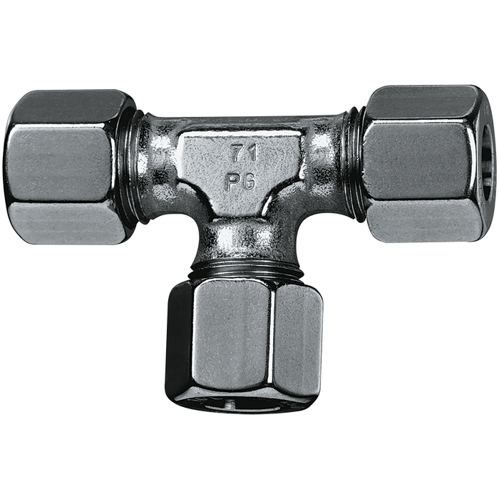 06Mm Od Equal Tee St/St (L)