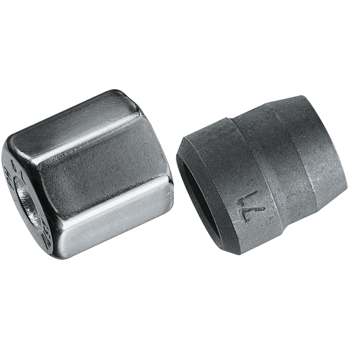 12L St/St Light Nut And Profile Ring