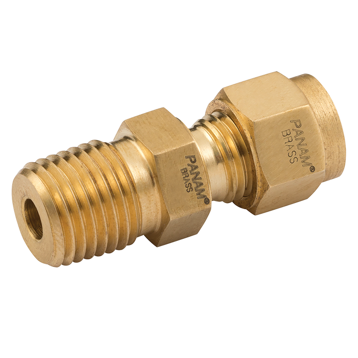 1/4 Od X 1/8 Bspt Male Stud Brass