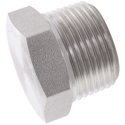 3/8 Npt M Hex Plug 6K 316/L