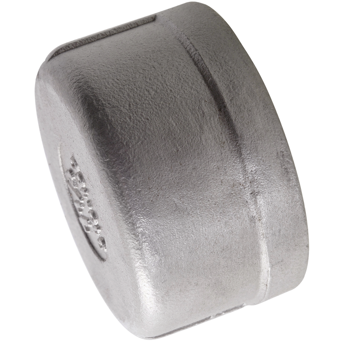 1/4 Npt F Round Cap 3K 316/L