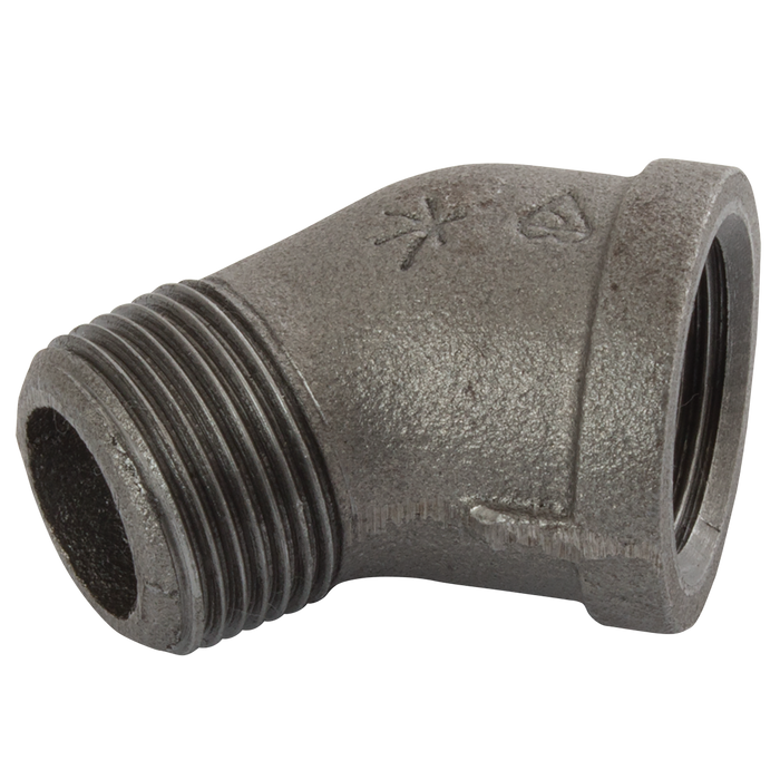 (Bs Fig156) Mxf Bspt 45¬∞ Elbow 1.1/4 Blk
