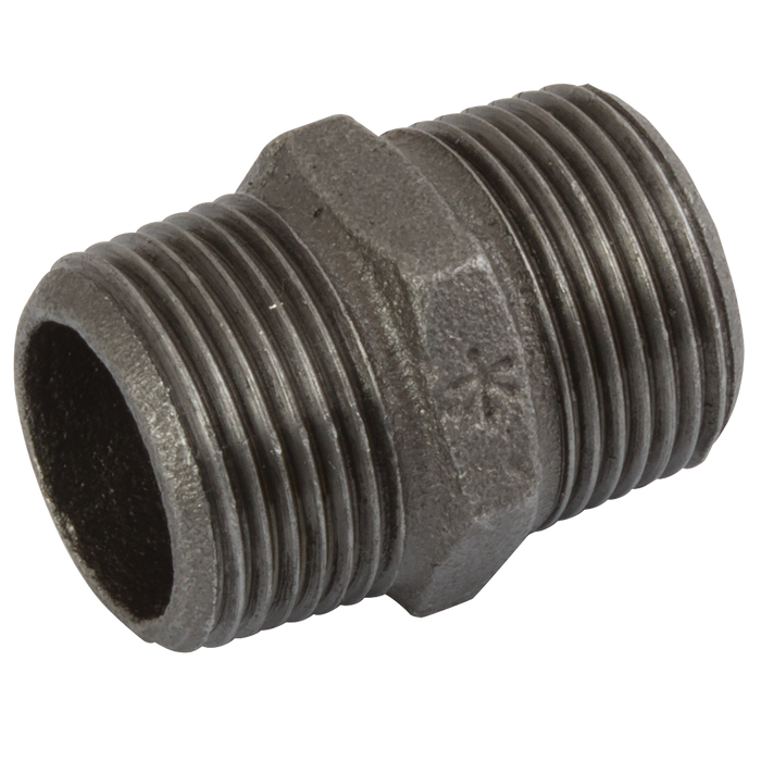 (Bs Fig144) Bspt Hex Nipple 1 Blk