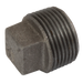 (Bs Fig148) Bspt Solid Plug 4 Blk