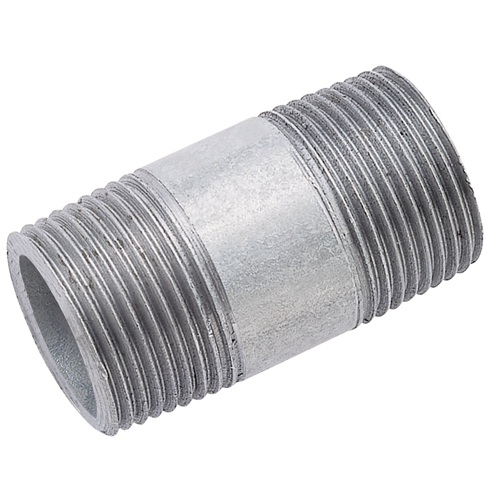 4"X200Mm En1024"1 Galvanised Barrel Nipple