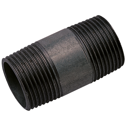 1/2"X150Mm En10241 Black Barrel Nipple