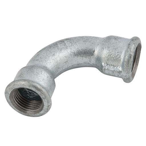 1/4" Bspp Fem Equal 90 Bend Galvanised