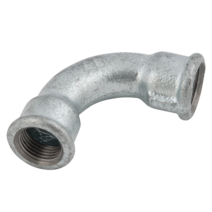 3/4" Bspp Fem Equal 90 Bend Galvanised