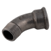 1.1/2" Bspt/P Male/Fem 45¬∞ Bend Black