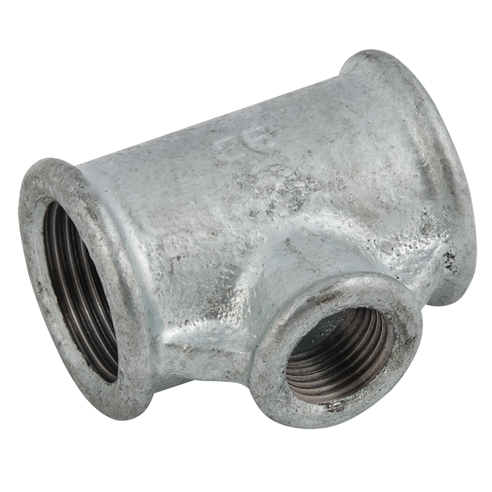 1.1/2"X1.1/4"X1.1/2"Bsp Unequal Tee Galvanised