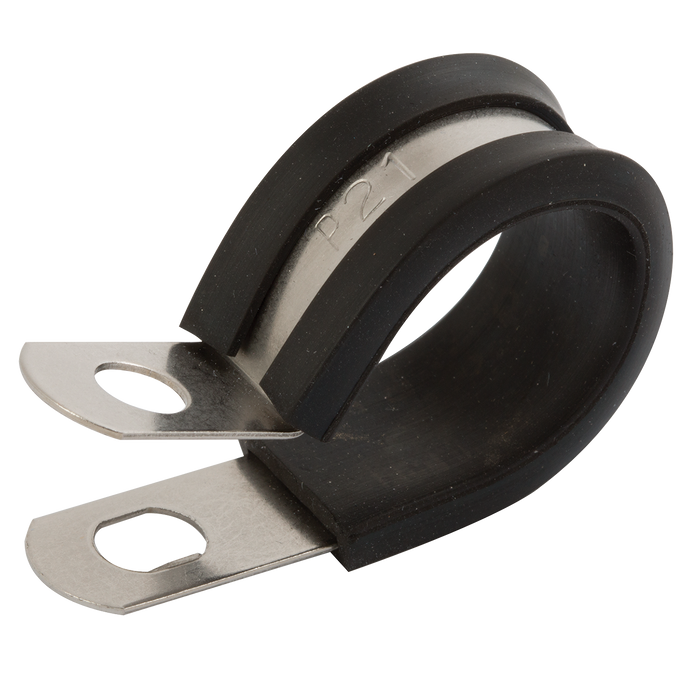 8Mm P Clip With Liner St/St 12.7Mm Band