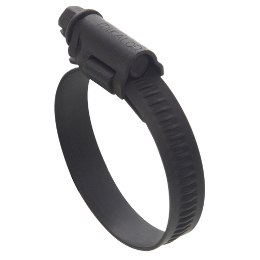 25-40Mm St/St Black 9Mm B L W/Drive Clip