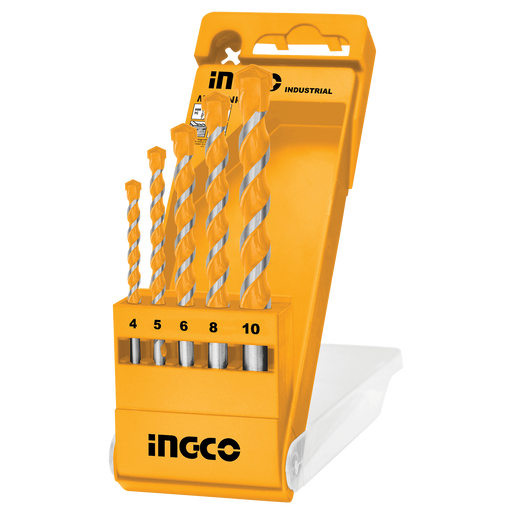 5Pcs Masonry Drill Bit Set