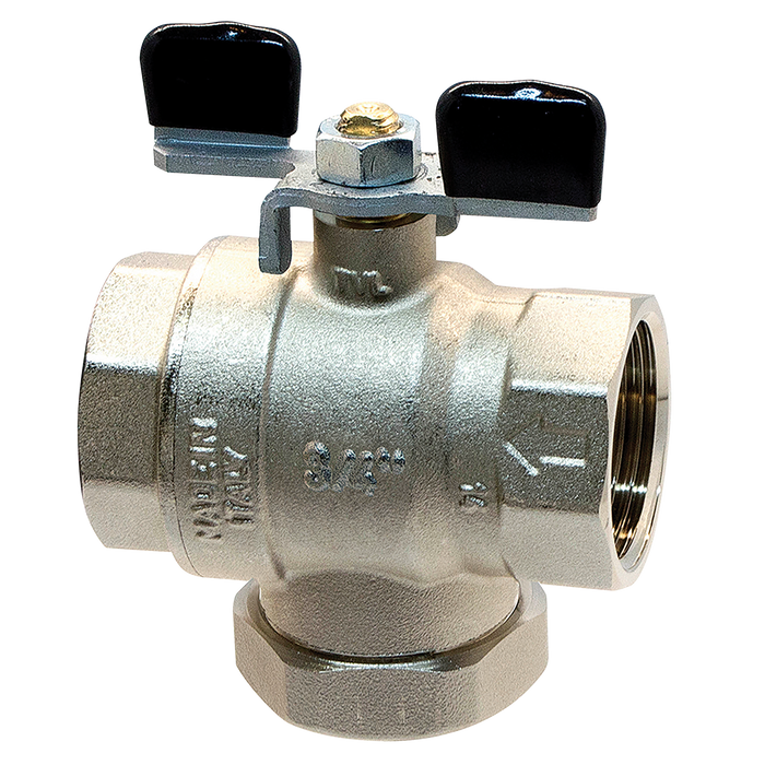 1"Bspf Brass Ball Valve T Handle Super Filter
