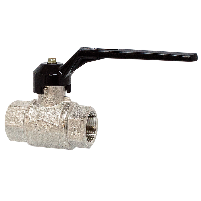 1/2"Bspf Brass Ball Valve Heavy Duty Black Handle
