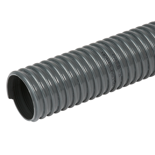 80Mm Dark Duty Grey Pvc Ducting 25M