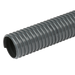 80Mm Dark Duty Grey Pvc Ducting 25M