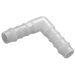 3/8" Id Equal Hose Elbow Pvdf
