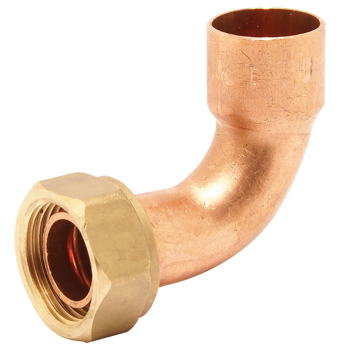 15Mm X 1/2" End Feed Bent Tap Conn