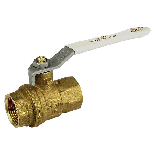 1/2"Bspf Brass Ball Valve White Handle