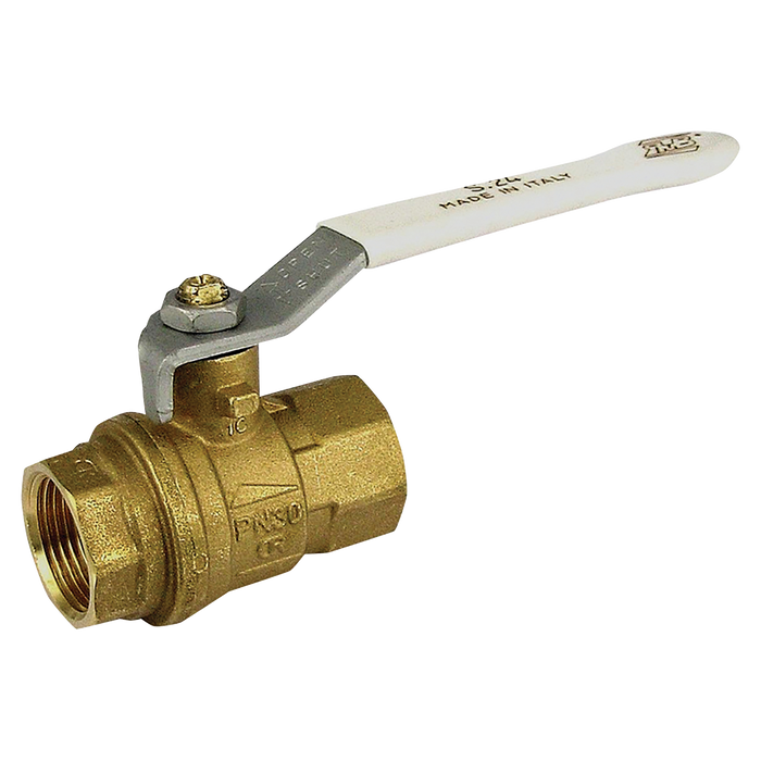 1-1/2"Bspf Brass Ball Valve White Handle