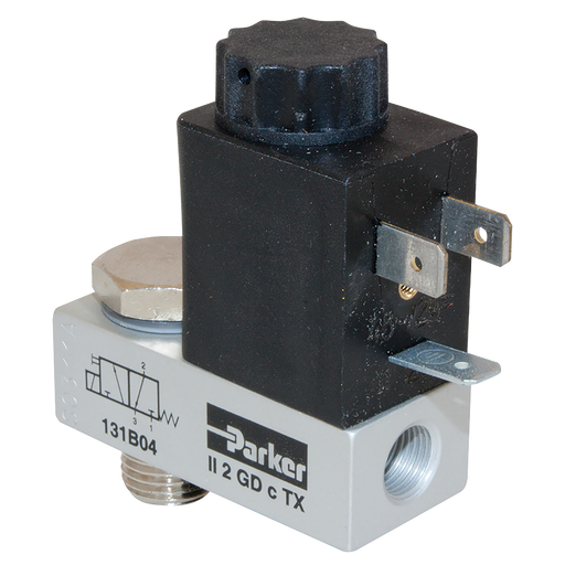 3/2 Ban Sol Valv N/C 1/4 Alu Nbr 24Vdc