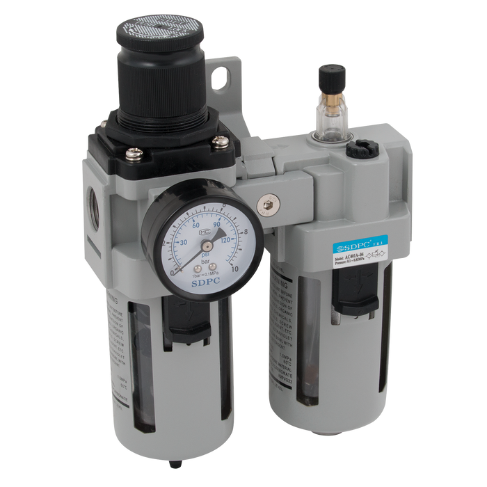 1/4" Bsp Parallel Female Filter Reg Lubricator