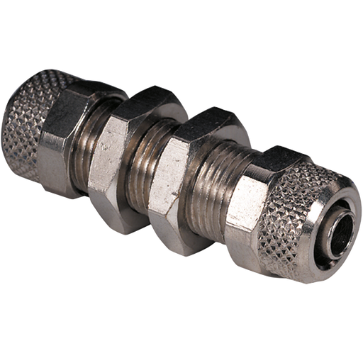 Bulkhead Connector 6/4 Tubing