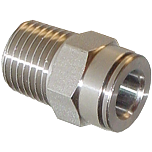 "S.Steel Male Stud 8Mm R1/8"" Tapered"