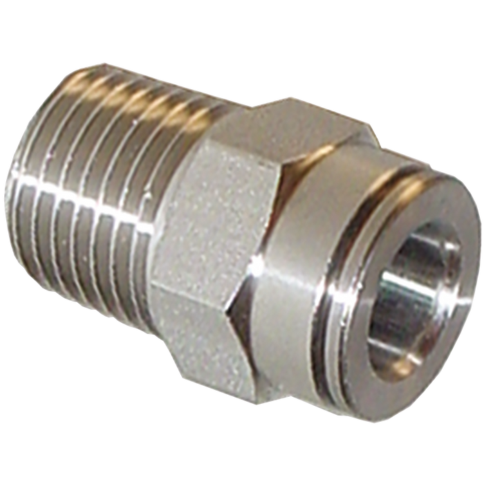 "S.Steel Male Stud 8Mm R1/8"" Tapered"